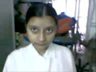 India attractive 20y old kolese young lady ameesha big boobs burungpun in seragam part1